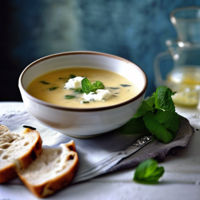 Velouté Crémeux de Haricots à la Grecque
