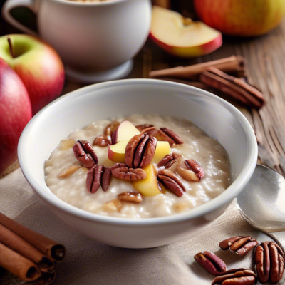 Porridge Irlandais aux Pommes Caramélisées et Épices d'Automne Porridge Irlandais aux Pommes Caramélisées et Épices d'Automne