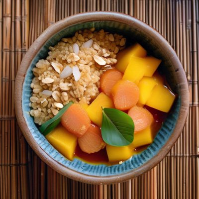 Crumble Thaï aux Fruits Exotiques Sans Gluten