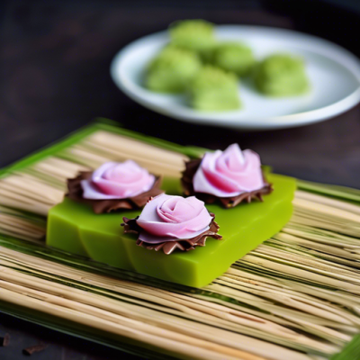 Roses des Sables au Thé Matcha de Thaïlande