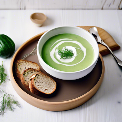 Velouté Froid de Concombre à la Suédoise