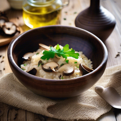 Risotto Vapeur aux Champignons Sauvages et Épices du Liban Risotto Vapeur aux Champignons Sauvages et Épices du Liban
