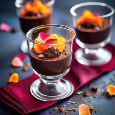 Mousse au Chocolat Parfumée à la Cardamome pour la Saint-Valentin
