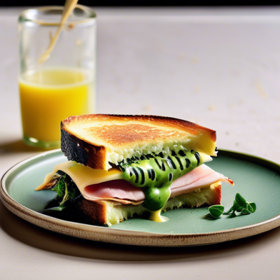 Croque-Monsieur au Matcha du Japon Croque-Monsieur au Matcha du Japon