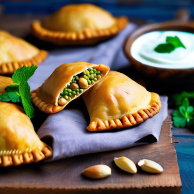 Empanadas croustillants au riz à l'indienne