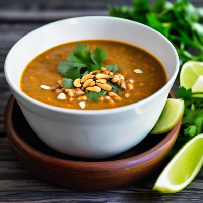 Soupe Cambodgienne Crémeuse aux Lentilles