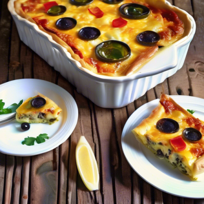 Quiche Portugaise au Chorizo et Morue