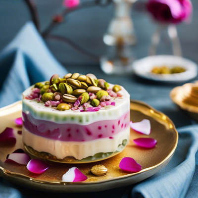 Bavarois Croquant Libanais au Miel et Pistaches