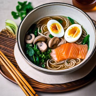 Ramen Irlandais au Saumon Fumé et Whiskey Ramen Irlandais au Saumon Fumé et Whiskey
