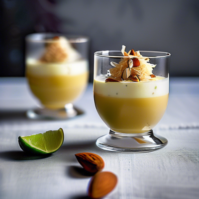 Pudding Onctueux aux Amandes et Épices d'Indonésie