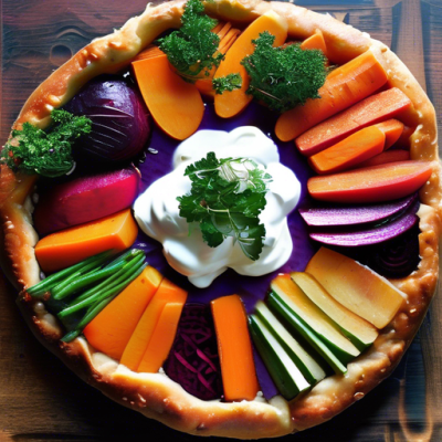 Tarte Tatin de Légumes d'Hiver aux Épices du Moyen-Orient