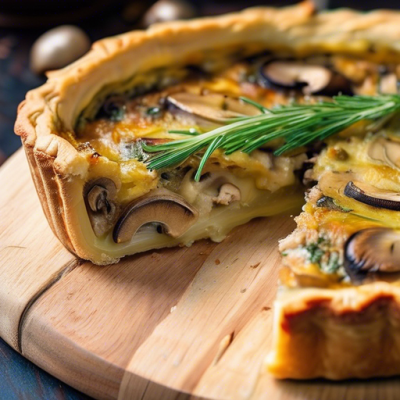 Quiche Polonaise aux Champignons et Pommes de Terre Quiche Polonaise aux Champignons et Pommes de Terre