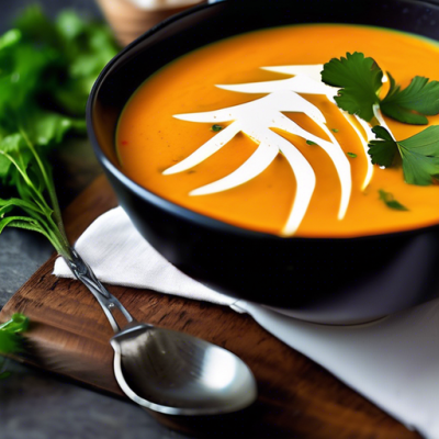 Velouté Onctueux de Patate Douce au Lait de Coco du Vietnam