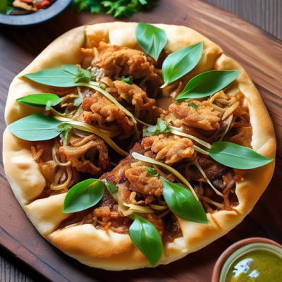 Pissaladière Thaï-Fusion au Poulet Croustillant Pissaladière Thaï-Fusion au Poulet Croustillant