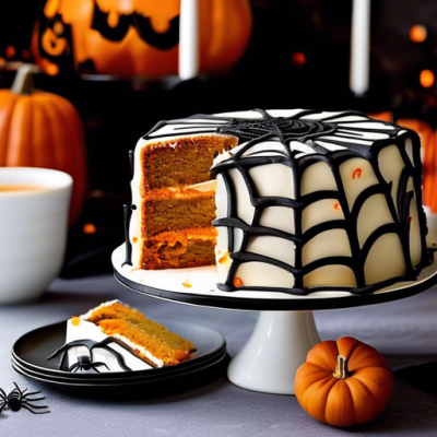 Layer Cake Épicé à la Citrouille d'Halloween