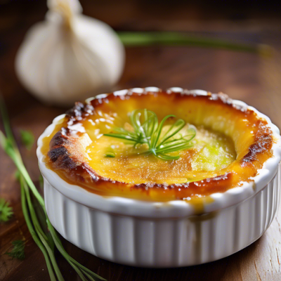 Crèmes Brûlées Salées au Poireau et Fromage de Chèvre Crèmes Brûlées Salées au Poireau et Fromage de Chèvre