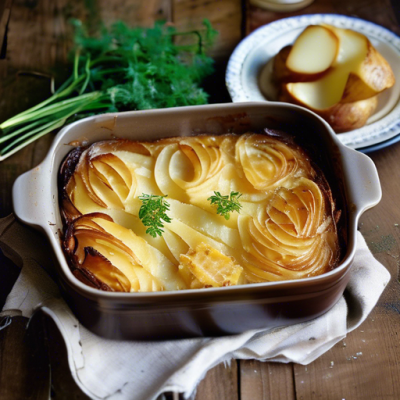 Gratin Dauphinois au Miel et Herbes Irlandaises
