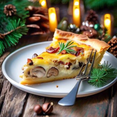 Quiche Lorraine Revisitée Spécial Brunch de Noël Quiche Lorraine Revisitée Spécial Brunch de Noël
