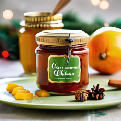 Chutney de Mangue et Cardamome pour Noël