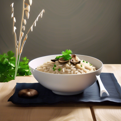 Risotto Onctueux aux Champignons du Vietnam
