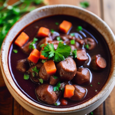 Bourguignon de Seitan aux Perles de Coco Bourguignon de Seitan aux Perles de Coco