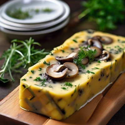 Terrine de Polenta aux Champignons et Herbes du Maghreb