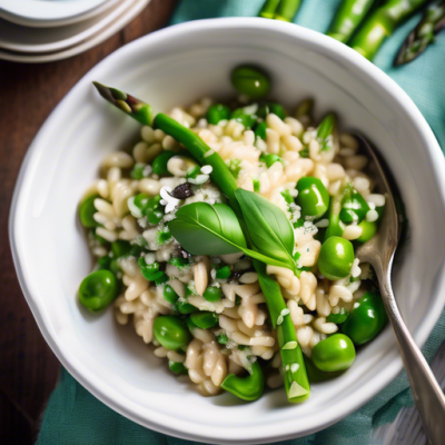Orzotto Printanier aux Légumes Croquants Orzotto Printanier aux Légumes Croquants