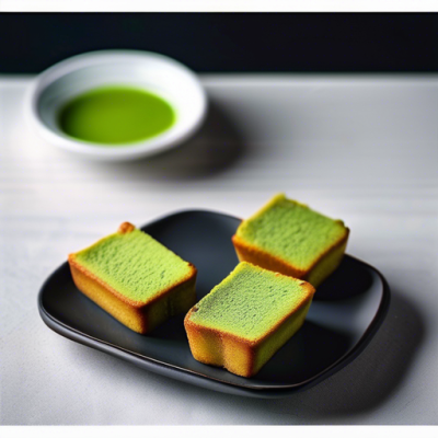 Financiers au Matcha et Yuzu