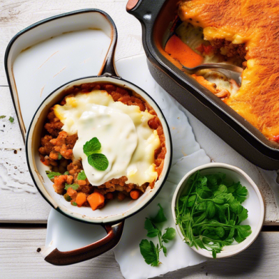Parmentier de Lentilles à la Turque