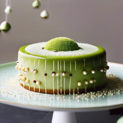Charlotte au Matcha et Perles de Coco