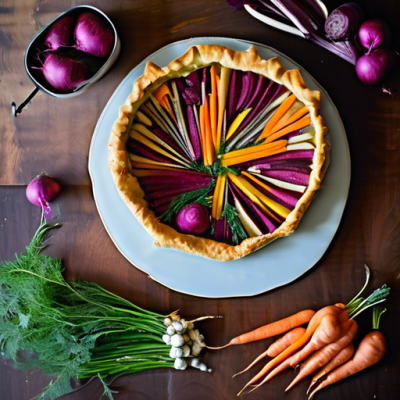 Tarte aux Légumes Rustique à la Russe