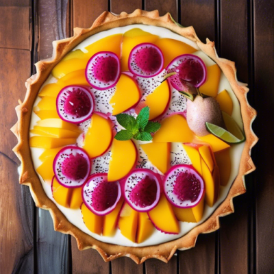 Tarte aux Fruits Exotiques du Vietnam