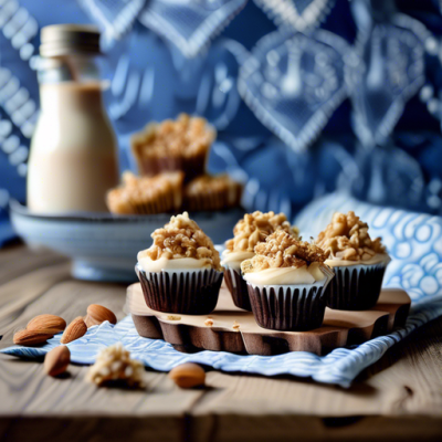 Cupcakes Croquants Suédois au Caramel Salé