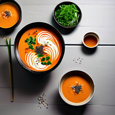 Soupe Crémeuse de Patate Douce à la Coréenne