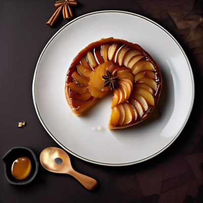 Tarte Tatin Fusion aux Épices Indiennes