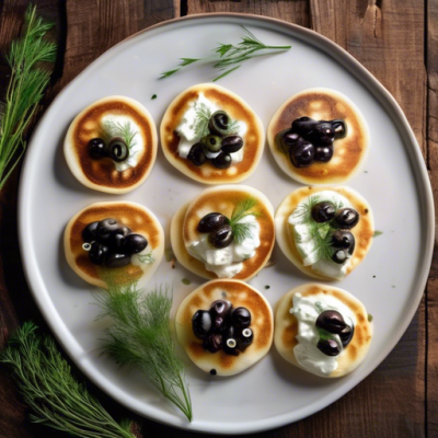 Blinis Croustillants à la Grecque