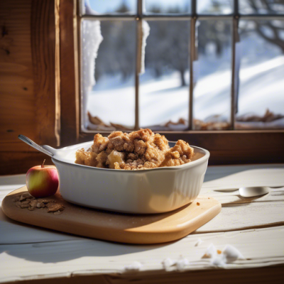 Crumble aux Pommes Suédois d'Hiver Crumble aux Pommes Suédois d'Hiver