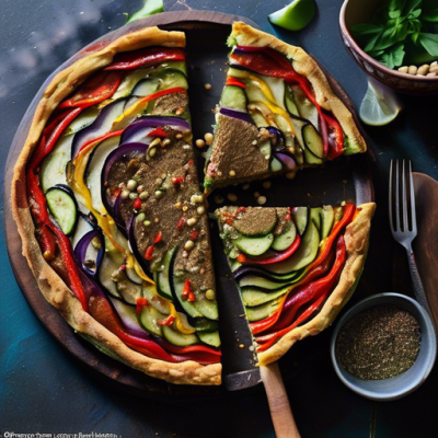 Tarte Fine aux Légumes du Moyen-Orient à la Plancha Tarte Fine aux Légumes du Moyen-Orient à la Plancha