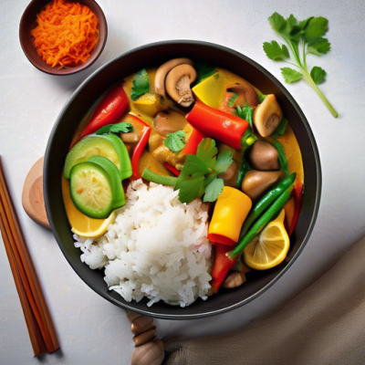Curry de Légumes au Wok à l'Indonésienne