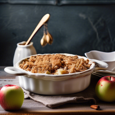 Crumble Onctueux aux Pommes d'Automne et Épices Folles Crumble Onctueux aux Pommes d'Automne et Épices Folles