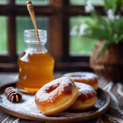Beignets Crémeux au Kéfir et Miel de Russie