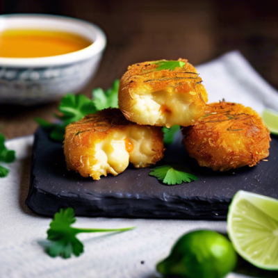 Cromesquis de Fromage à la Thaïlandaise Aigre-Doux Cromesquis de Fromage à la Thaïlandaise Aigre-Doux