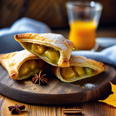 Chaussons Sucrés aux Pois Cassés et Épices d'Automne
