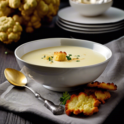 Velouté de Chou-Fleur Croustillant à l'Anglaise Velouté de Chou-Fleur Croustillant à l'Anglaise