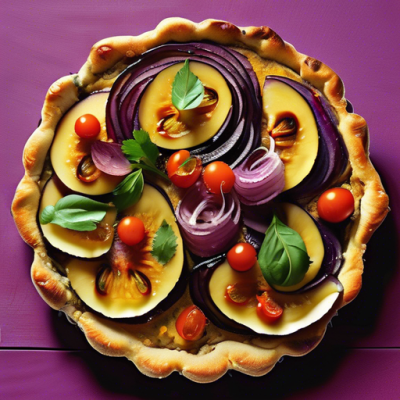 Tarte Exotique aux Aubergines du Cambodge