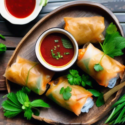 Nems de Poisson à la Thaïlandaise