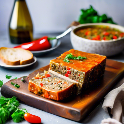 Terrine Moelleuse aux Lentilles et Saveurs d'Espagne