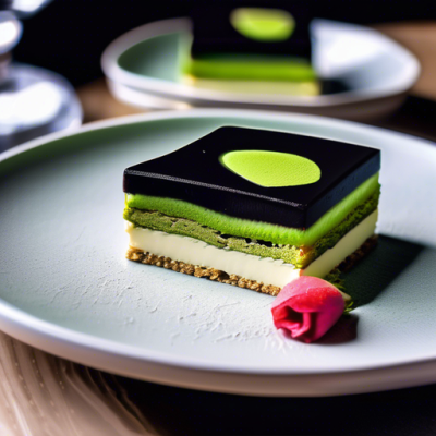 Bavarois Matcha-Chocolat Blanc pour la Saint-Valentin Bavarois Matcha-Chocolat Blanc pour la Saint-Valentin