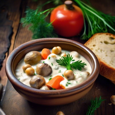 Blanquette de Pois Chiches à la Russe