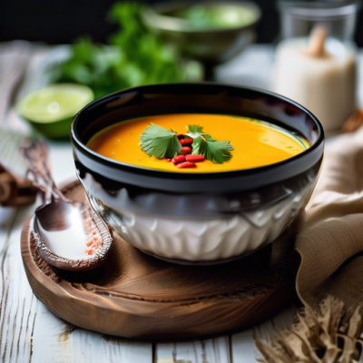 Velouté de Courge à l'Indonésienne pour un Brunch d'Hiver